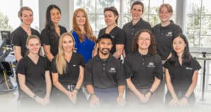 Group of employees smiling from Cypress Ridge Care Center