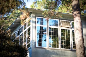 Outside windows of the building at Cypress Ridge