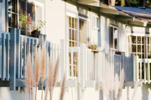 Outside of the building at Cypress Ridge showing multiple windows