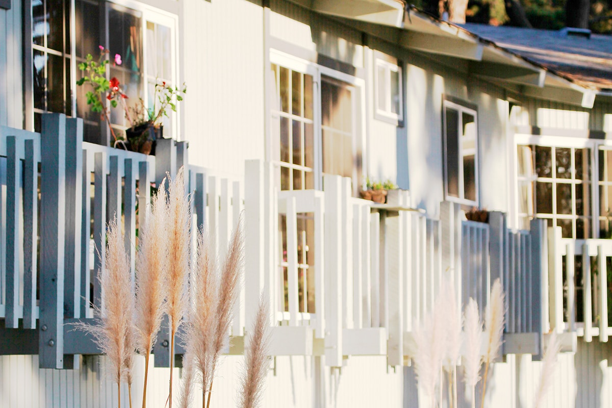 Outside of the building at Cypress Ridge showing multiple windows