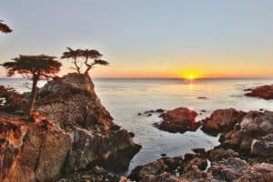 Ocean view at Cypress Ridge at Sunset